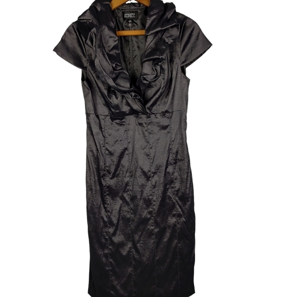 Adrianna Papell Black Mini Dress
